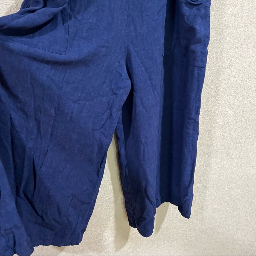 Rachel Pally Blue Linen Alda Jumpsuit Size small - Picture 5 of 11
